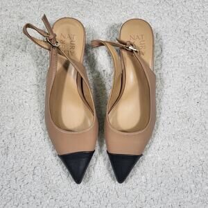 New Naturalizer Women's Banks Slingback Pump kitten heels size 5.5